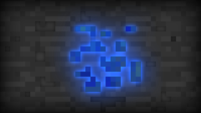 Blue black pixel diamonds aquirax free wallpaper - medium preview image