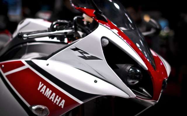 Motorcycle red white anamorphic flare free wallpaper - medium preview image