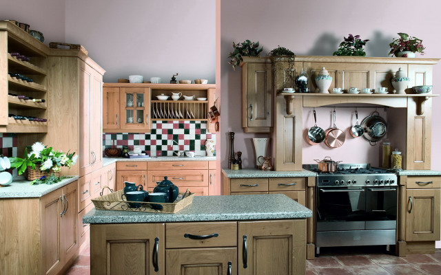 Kitchen center island arts crafts free wallpaper - medium preview image