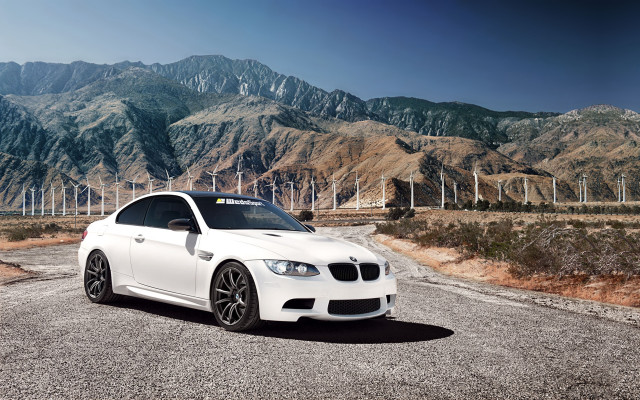 White car mountain windmills wind free wallpaper - medium preview image