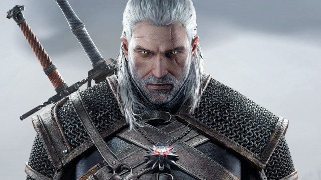White haired samurai armor katana free wallpaper for desktop - medium preview image