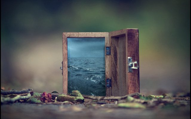 Door water sky door floor free wallpaper - medium preview image