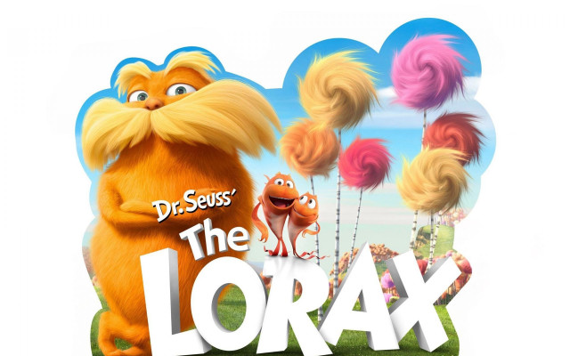 Lorax cartoon longhair mustache tail free wallpaper - medium preview image