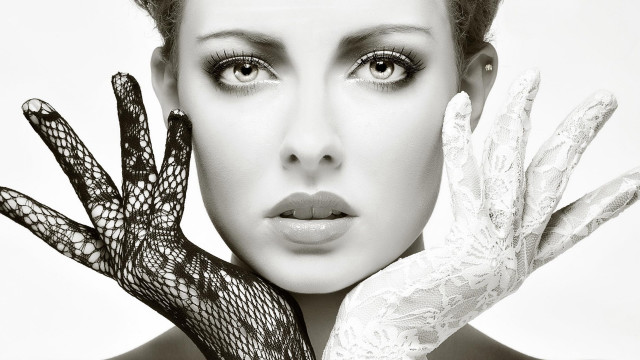 Gothic lace glove fashion moon free wallpaper - medium preview image