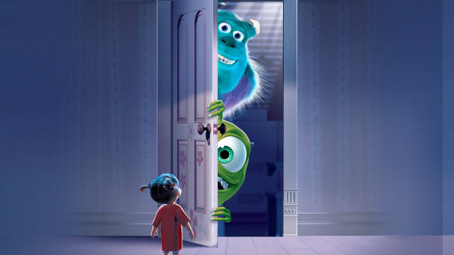 Child monster door background poster free wallpaper - medium preview image