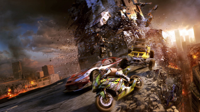 City shock art monster truck free wallpaper - medium preview image