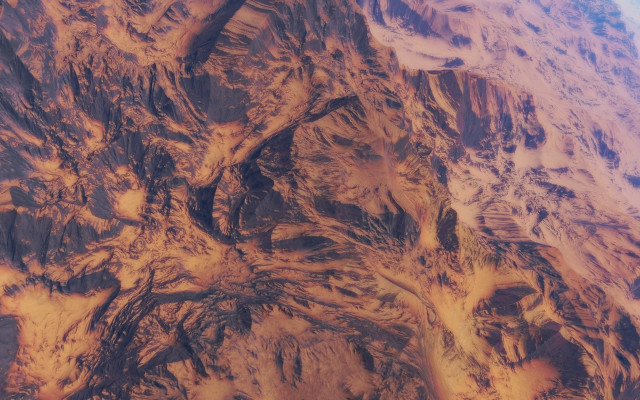 Mountain plane landing fire forest free wallpaper - medium preview image