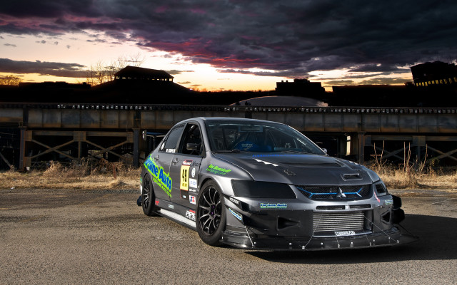 Car sunset building racing number free wallpaper - medium preview image