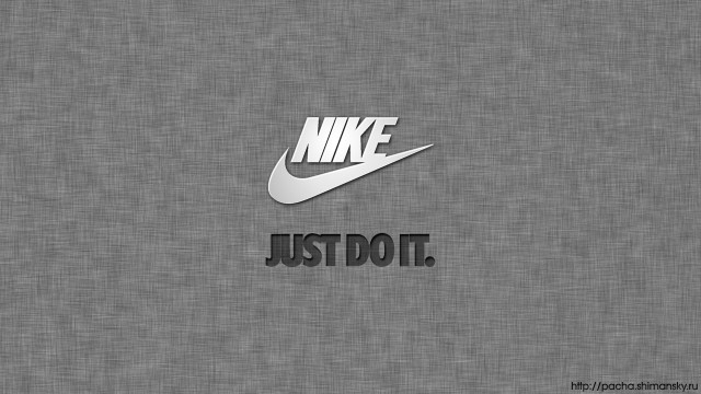 Nike just dot white black free wallpaper - medium preview image