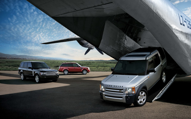 Range rover jeep plane runway #2 free wallpaper - medium preview image