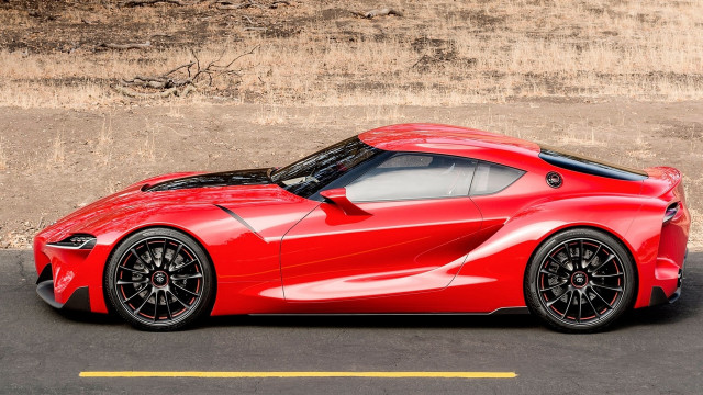 Red sports car parking lot #76 free wallpaper - medium preview image