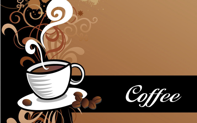 Coffee cup swirly design lyco free wallpaper - medium preview image