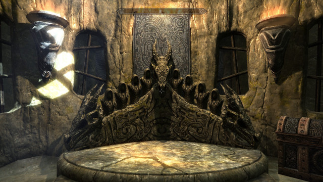 Stone throne stone room window free wallpaper - medium preview image