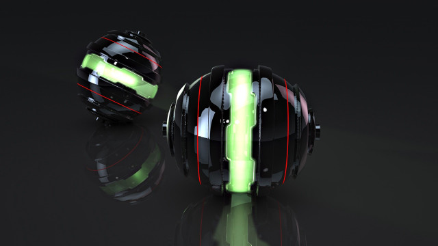 Black red green light kinetic free wallpaper - medium preview image