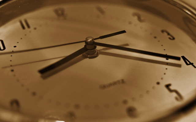 Clock closeup brown background black free wallpaper - medium preview image