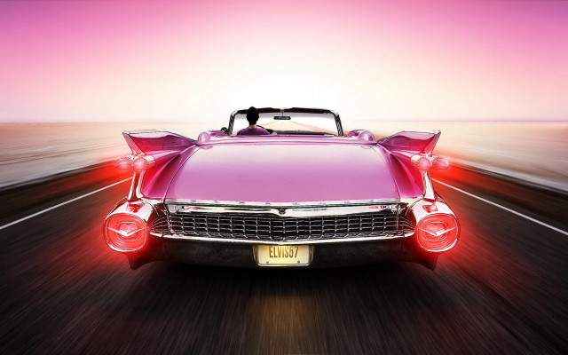 Pink car hood up lights #2 free wallpaper - medium preview image