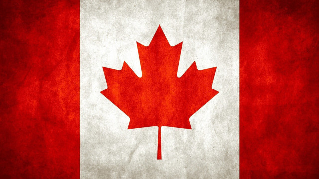 Canadian flag red maple torii free wallpaper - medium preview image