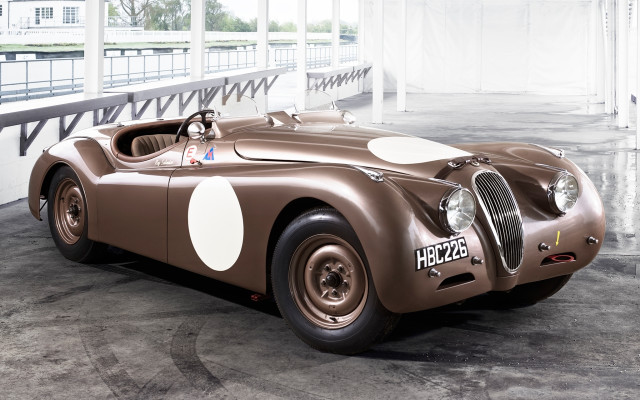 Brown race car white spots free wallpaper - medium preview image