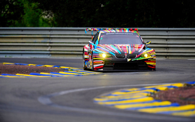 Colorful pixel art racecar on free wallpaper - medium preview image