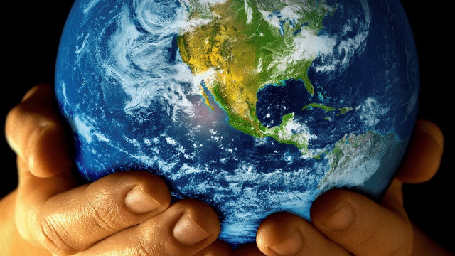 Earth teddy bear globe ecological free wallpaper - medium preview image