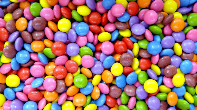 Candy beans colorful maximalism pastel free wallpaper - medium preview image