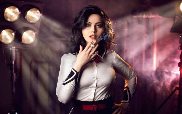 Aramenta dianthe vail woman cigarette free wallpaper - medium preview image
