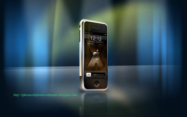 Cell phone dark room blue free wallpaper - medium preview image