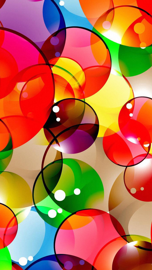 Colorful balloons floating in air free wallpaper - medium preview image