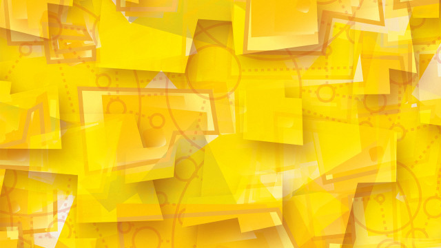 Yellow squares numbers abstract cubist free wallpaper - medium preview image