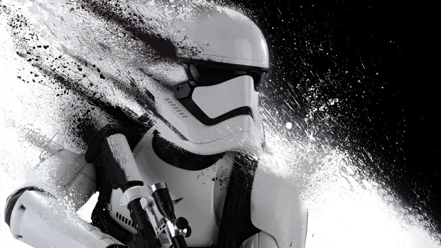Stormtrooper snow gun splash water free wallpaper - medium preview image