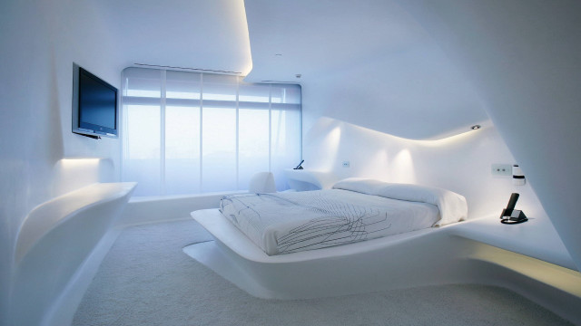 Bedroom window tv bed 3d free wallpaper - medium preview image