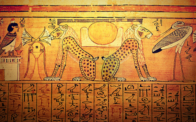 Egyptian deities symbols museum furry free wallpaper - medium preview image