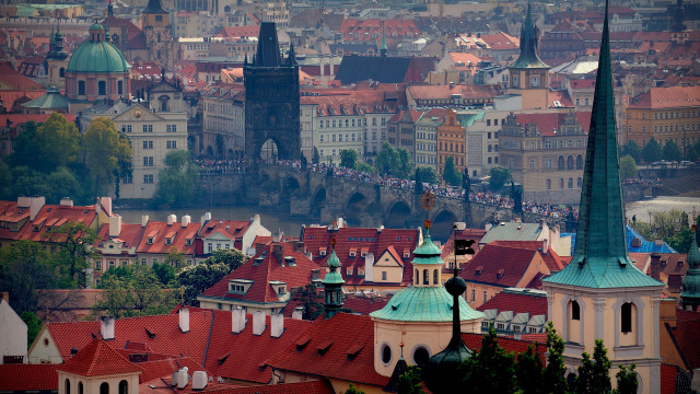 Florence engelbach panorama bridge redroofs free wallpaper - medium preview image