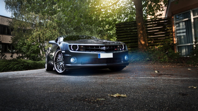 Car road open hood lights free wallpaper - medium preview image