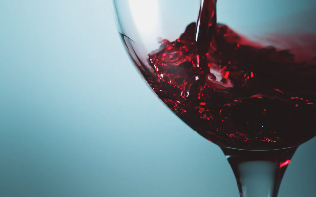 Wine glass blood ice shallow free wallpaper - medium preview image