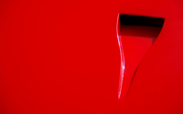 Red wall black handle white free wallpaper - medium preview image