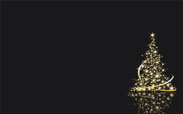 Shiny christmas tree star ribbon free wallpaper - medium preview image