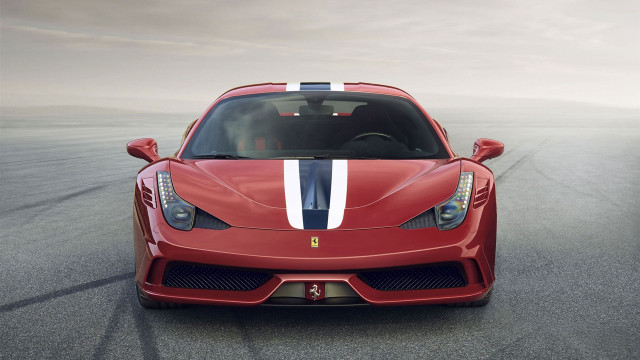 Red sports car track white free wallpaper - medium preview image