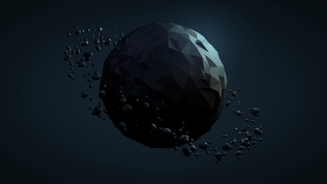 Black bubble dots underwater space #2 free wallpaper - medium preview image