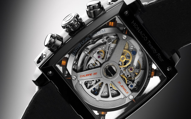 Watch black silver yellow black free wallpaper - medium preview image