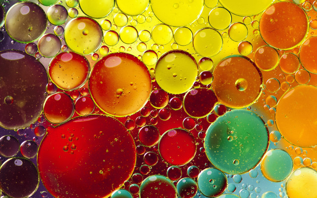 Water oil bubbles microscopic ecological free wallpaper - medium preview image