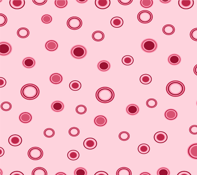 Pink background circles dots pattern free wallpaper - medium preview image