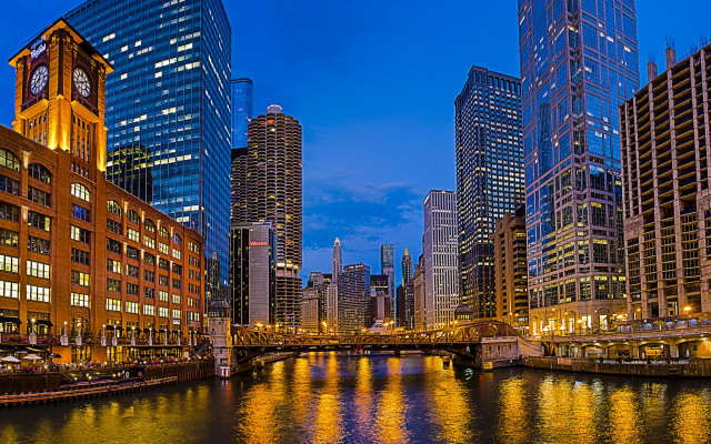 Arlington river cityscape tower ferris free wallpaper - medium preview image