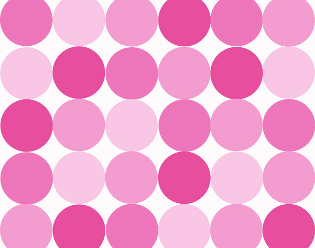 Pink polka dot minimalist abstract free wallpaper - medium preview image