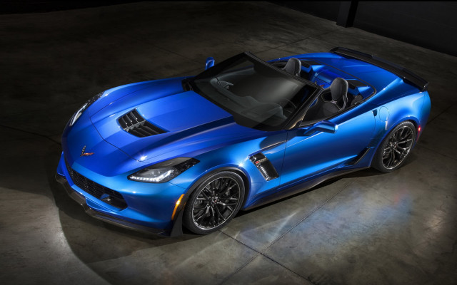 Blue sports car top view free wallpaper - medium preview image