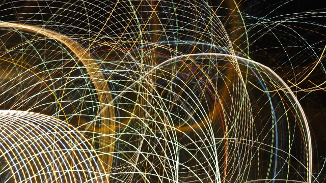 Circles lights clock building ferris free wallpaper - medium preview image