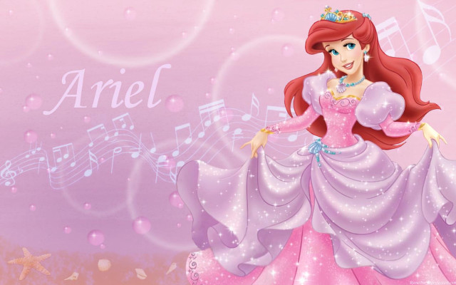 Princess cartoon musical notes name free wallpaper - medium preview image