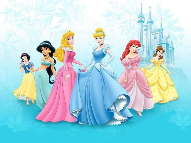 Princesses castle group blue sky free wallpaper - medium preview image