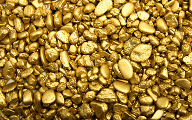 Gold rocks white background lyco free wallpaper - medium preview image