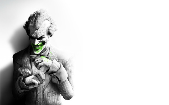 Creepy man green nose cell free wallpaper - medium preview image